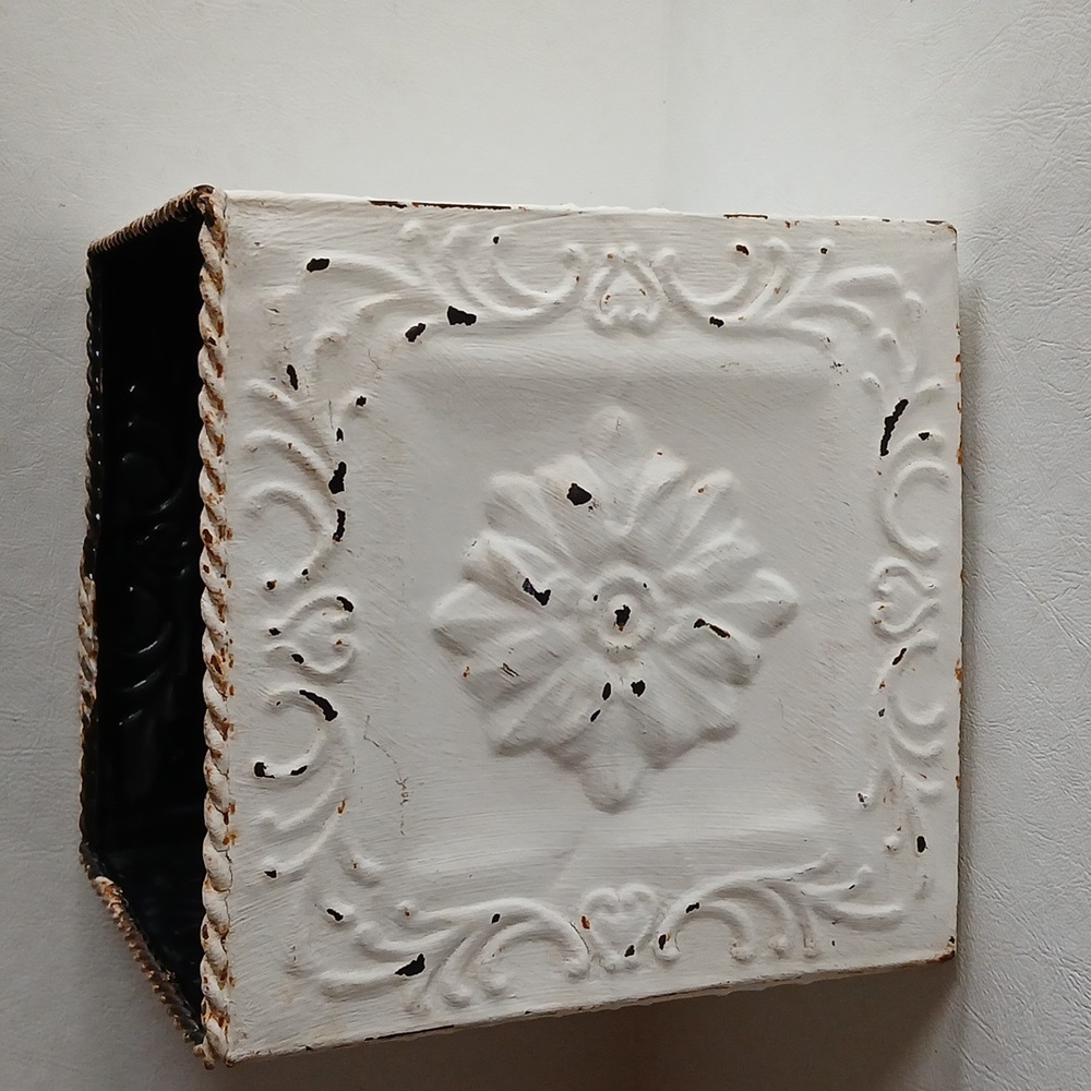 French Inspired Metal  Cachepot